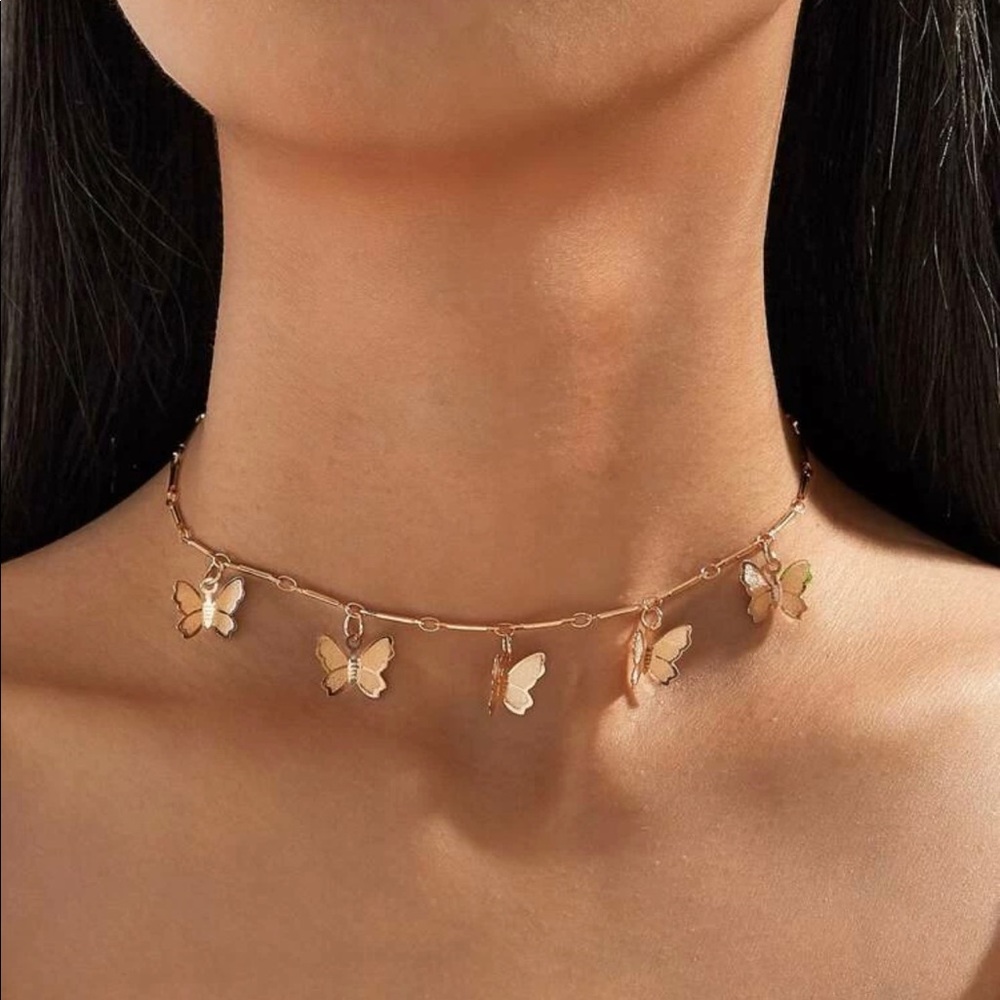 3/$30 Gold Butterfly Choker